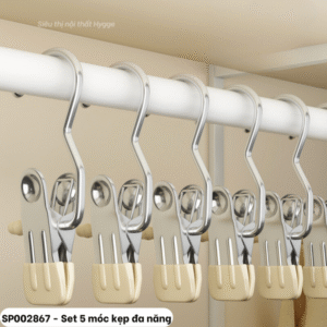 Set 5 móc kẹp đa năng