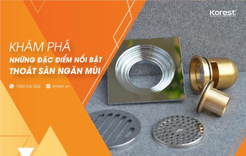 Huong dan cach chon pheu thoat san chong hoi dung kich thuoc chat lieu co che chong mui hieu qua