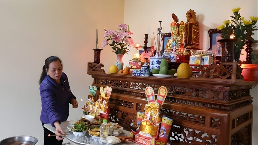 Bài văn khấn 23 tháng Chạp ông Công ông Táo cổ truyền