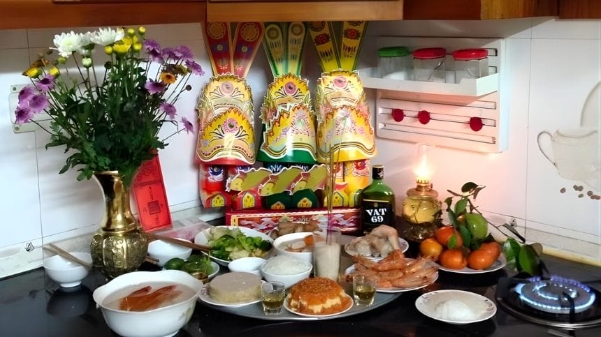 Văn khấn ông táo ngày mùng 1 cổ truyền