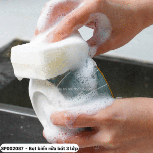 Bọt biển rửa bát 3 lớp
