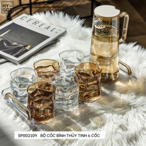 Bộ cốc bình nước thuỷ tinh