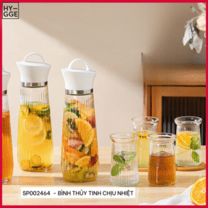 Bình thủy tinh chịu nhiệt 900ml