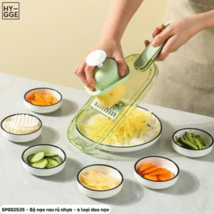 Bộ nạo rau củ nhựa - 6 loại dao nạo