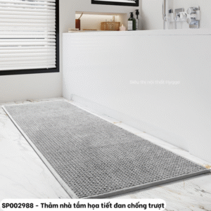 Thảm nhà tắm họa tiết đan chống trượt