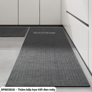 Thảm bếp họa tiết đan mây