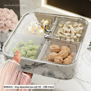 Khay nhựa đựng bánh kẹo mứt Tết