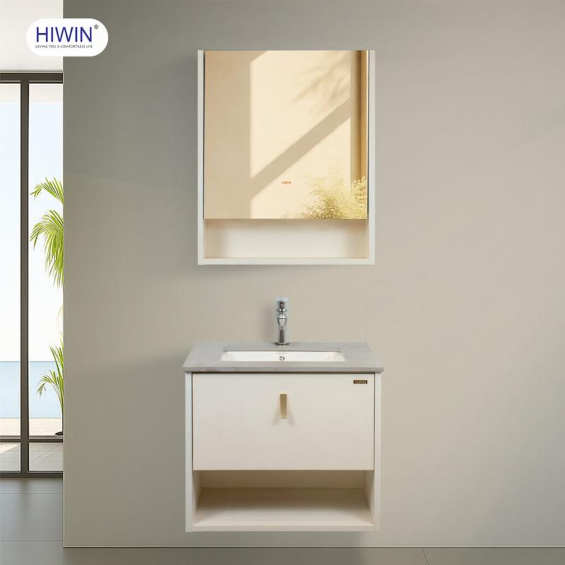 Giải pháp lưu trữ thông minh trong mẫu nhà bếp nhỏ đẹp đơn giản với kệ mở và hệ thống móc treo