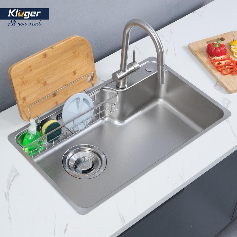 Bồn rửa chén đôi hiện đại với thiết kế sang trọng, phù hợp mọi không gian bếp