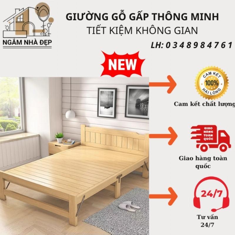 Các loại giường gỗ gấp gọn thông minh đa năng, tiết kiệm diện tích hiệu quả