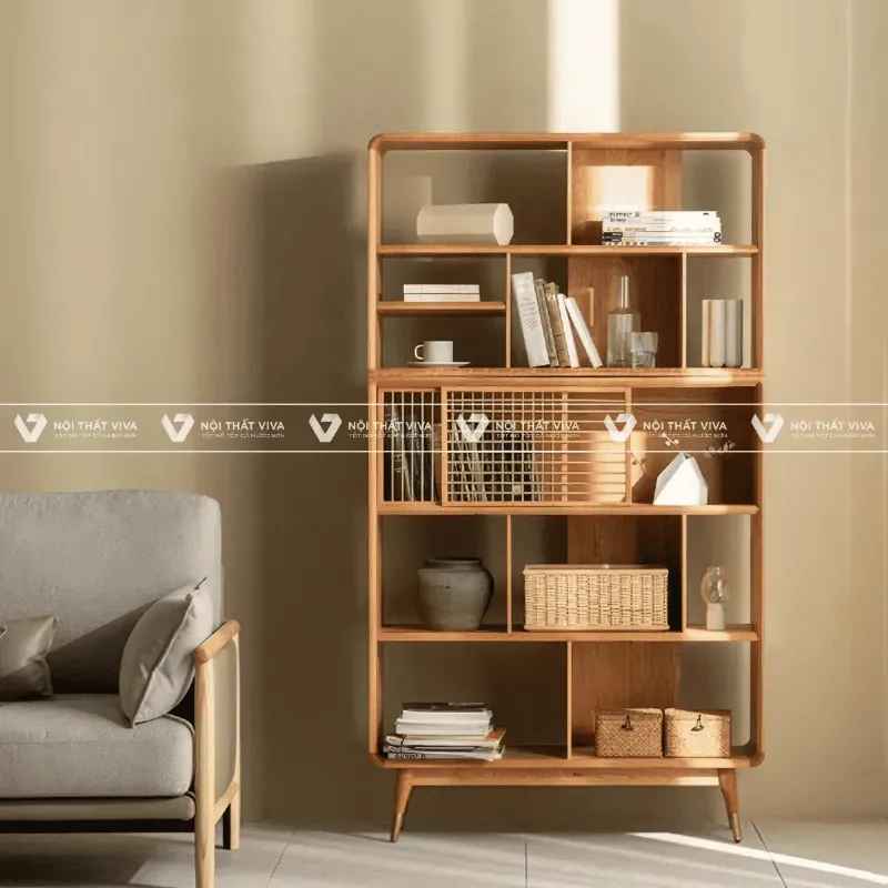 Các mẫu kệ trang trí phòng khách hiện đại đa dạng phong cách và chất liệu, từ kệ treo tường đến kệ đứng.