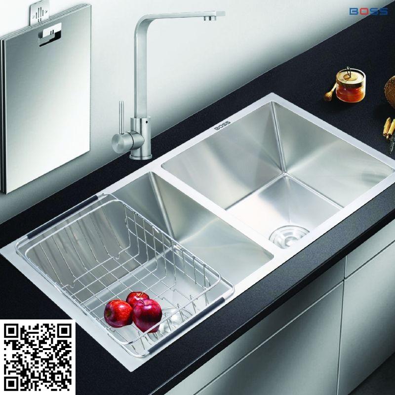 Chat lieu inox 304 sang bong cua ke inox 2 tang chong gi set va ben bi voi thoi gian