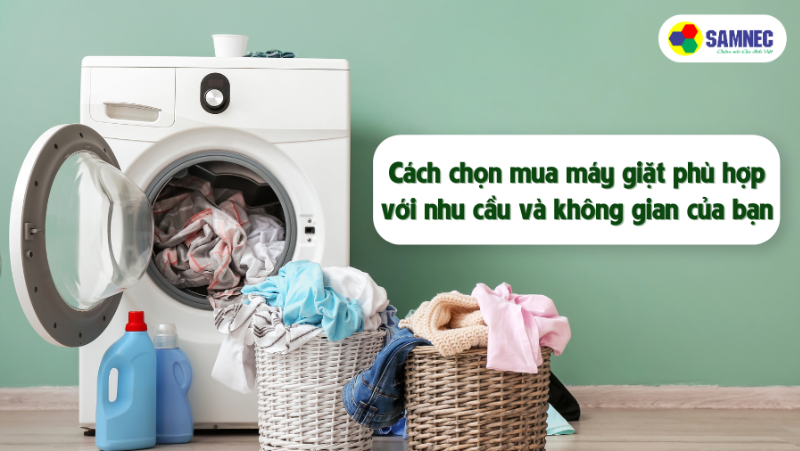 Hướng dẫn chọn chân đế máy giặt phù hợp với nhu cầu và loại máy