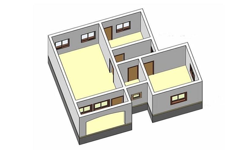 Bảng công thức tính diện tích phòng ngủ hình chữ nhật và hình vuông đơn giản dễ hiểu
