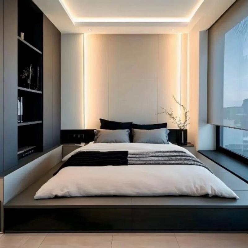 Thiết kế phòng ngủ hai bé với hai giường đơn, tạo không gian cá nhân rộng rãi và thoải mái