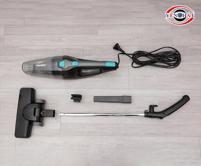 Máy hút bụi cầm tay Comfee CVC-SBLA1(B) tùy biến linh hoạt với 2 đầu hút