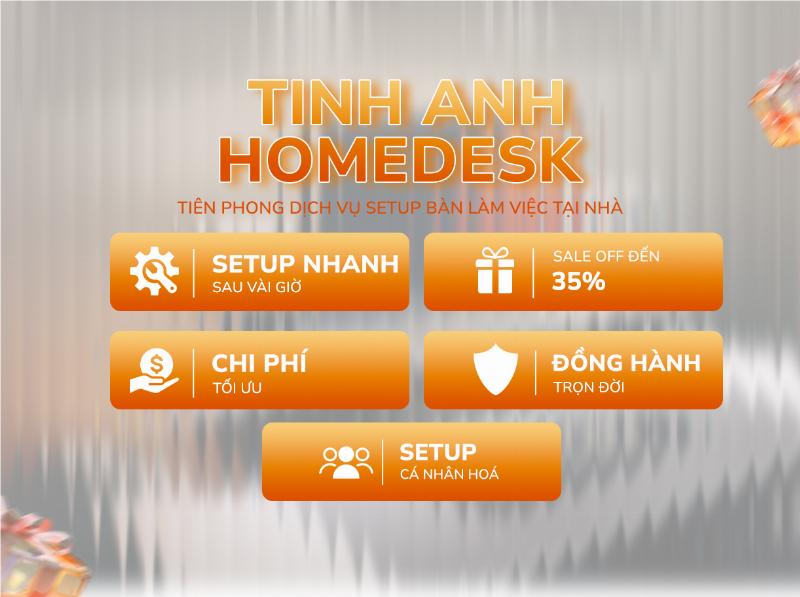 Một chiếc bàn làm việc gỗ tối màu gọn gàng với một máy tính xách tay, đèn bàn và một vài cây xanh nhỏ, đặt trong một phòng làm việc được chiếu sáng tốt.