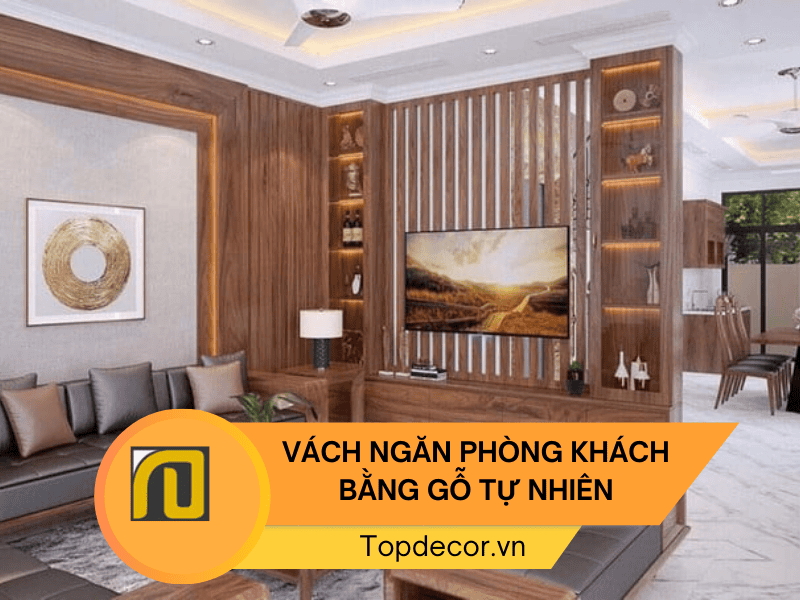 Giá trị vách kệ gỗ trang trí trong việc tạo không gian mở, thoáng đãng