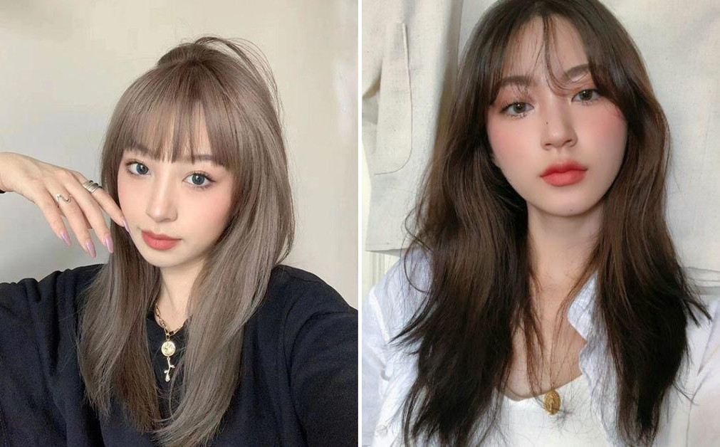 Tóc mái mưa nhẹ nhàng