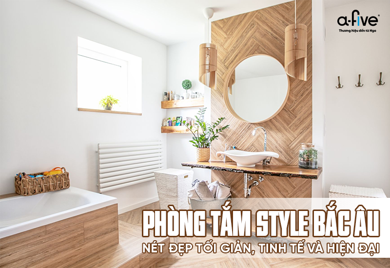 Một phòng tắm đơn giản, sạch sẽ với lavabo tối giản, gương lớn và cây xanh, tạo cảm giác hiện đại và thư thái.