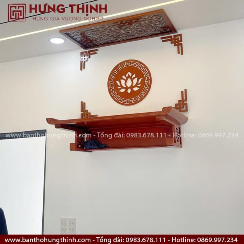 Bố trí phong thủy bàn thờ treo tường hợp mệnh gia chủ