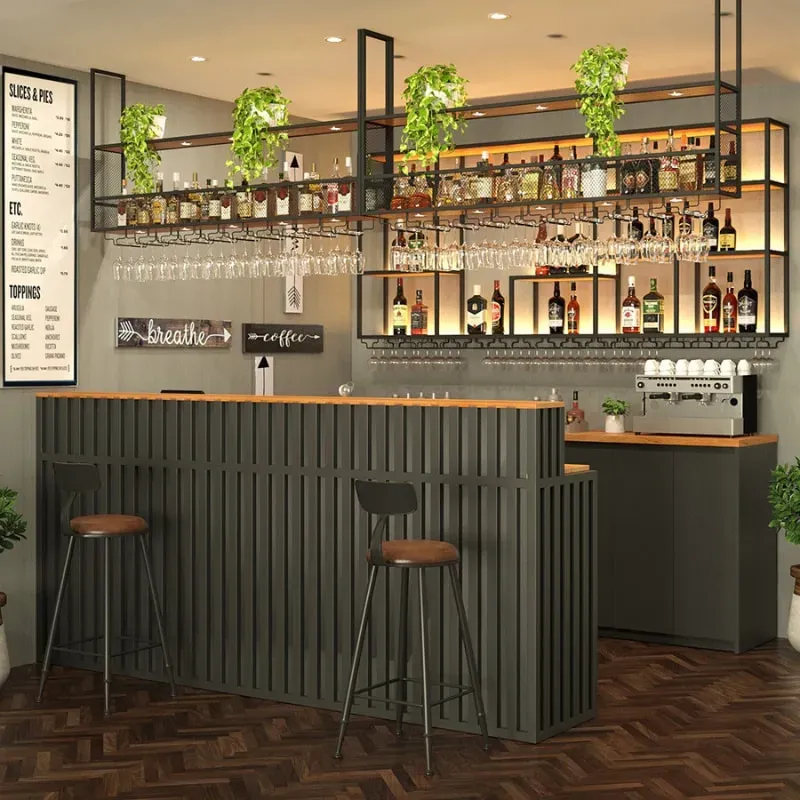 Mẫu quầy bar mini đẹp tạo điểm nhấn thư giãn trong không gian sống hiện đại, mang lại trải nghiệm tiện nghi và thẩm mỹ.