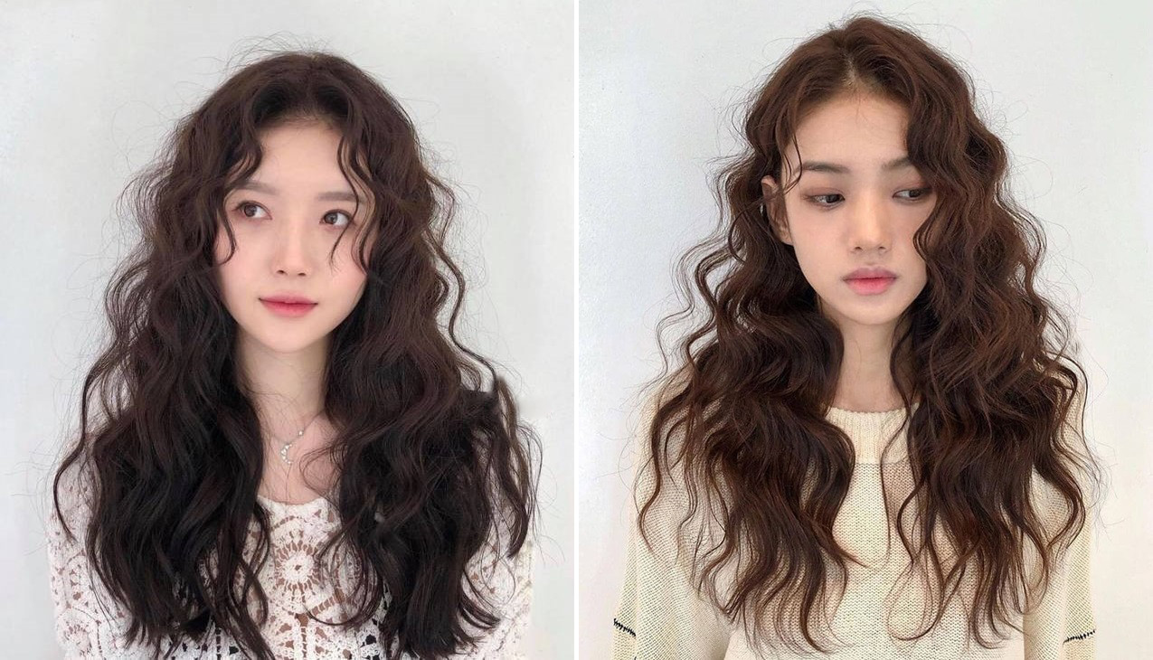 Kiểu tóc xoăn sóng nước hiện đại