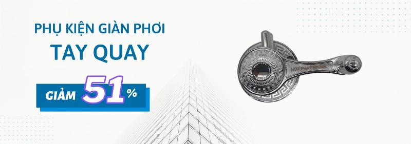 Tay quay giàn phơi thông minh bền bỉ, dễ sử dụng, là phụ kiện cốt lõi của hệ thống