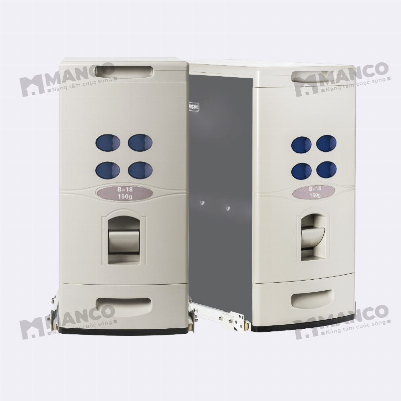 Chi tiết thùng gạo thông minh 20kg với cơ chế lấy gạo tự động tiện lợi
