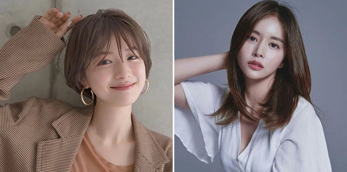Mặt tròn ngắn hợp tóc Bob và ngang vai
