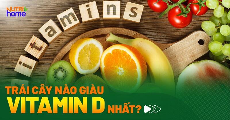 Bộ sưu tập trái cây tươi ngon giàu vitamin D như cam, đu đủ, đào và bơ