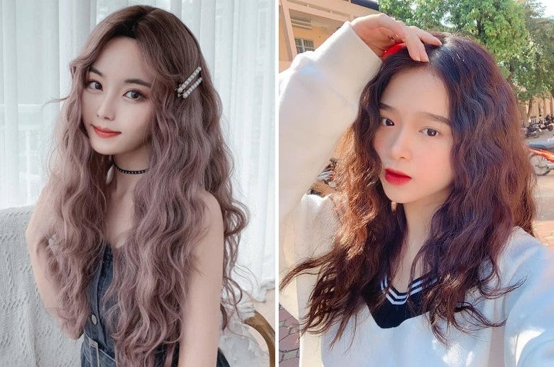 Tóc mái thưa xoăn xù mì tôm ấn tượng