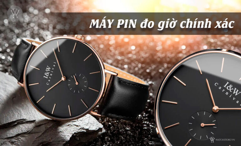 Đồng hồ Carnival sử dụng bộ máy Quartz với thiết kế mặt số rõ ràng