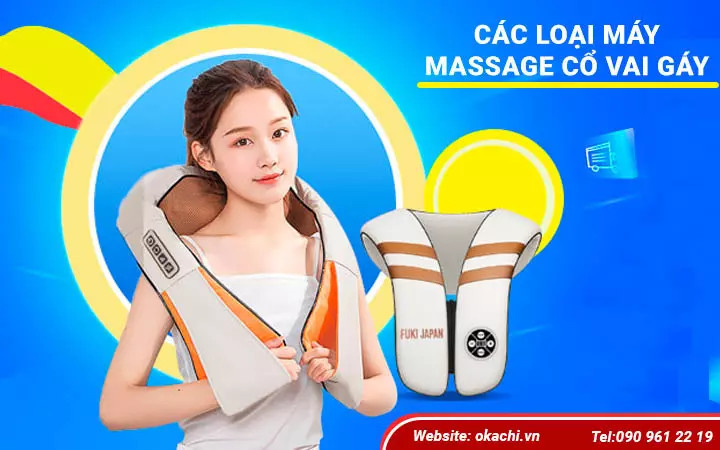 Các loại máy massage cổ vai gáy bán chạy tại Okachi