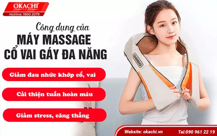 Công dụng của máy massage cổ vai gáy