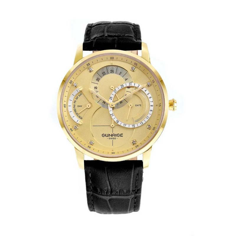 Đồng hồ Sunrise 1146PA gây ấn tượng với thiết kế đẹp mắt và vẻ ngoài thời thượng, phù hợp với phong cách năng động.