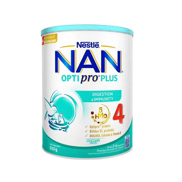 Sữa Nan Optipro Plus, hỗ trợ cân bằng hệ vi sinh đường ruột và tăng cân cho bé 2-6 tuổi