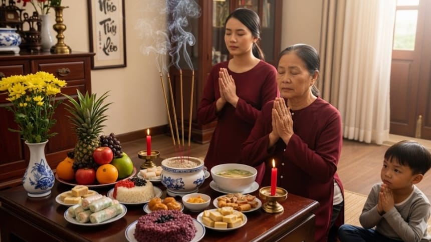Bài cúng gia tiên rằm tháng 7 chuẩn xác nhất
