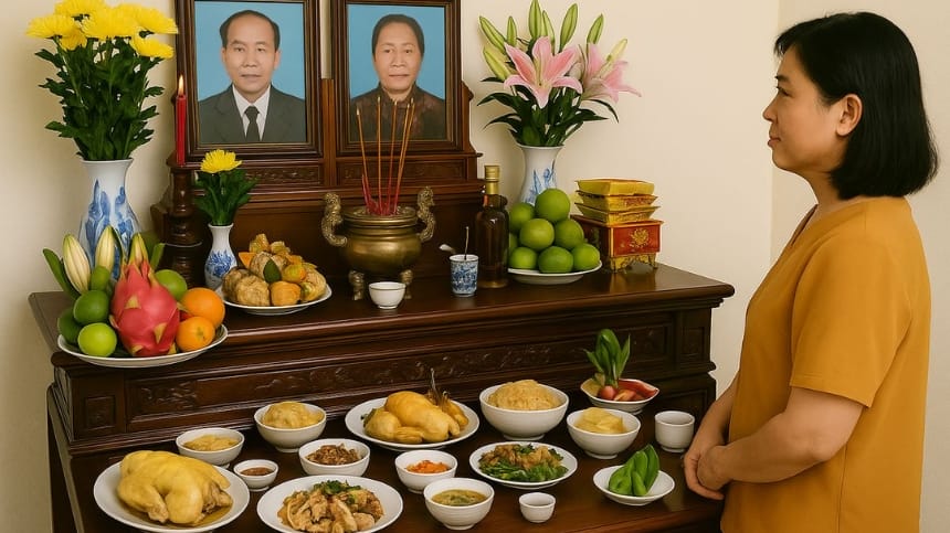 Bài cúng giỗ mẹ chuẩn phong tục, được sử dụng phổ biến