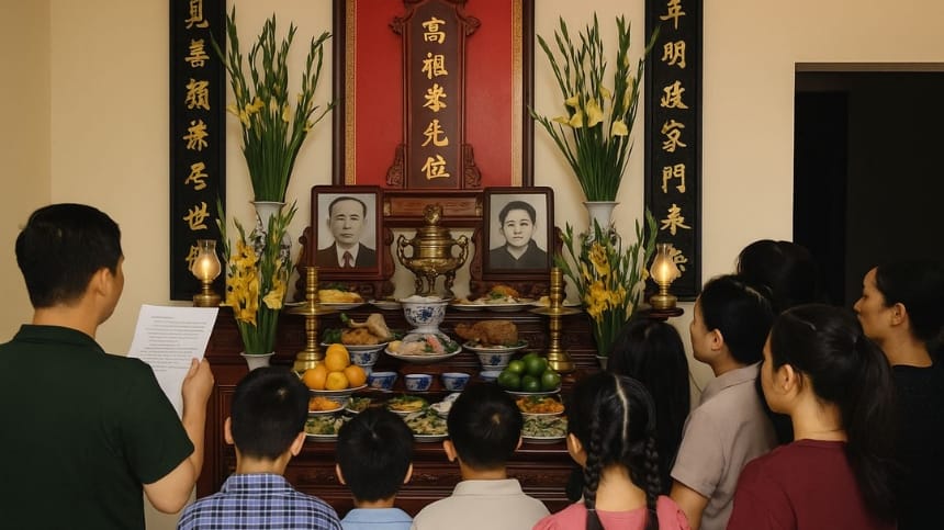 Bài cúng giỗ ông bà nội chuẩn nghi thức, phong tục truyền thống
