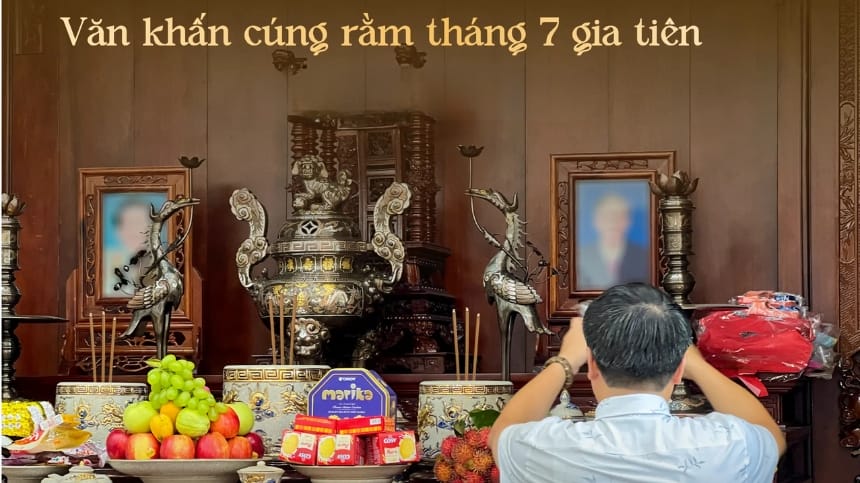 Lưu ý khi đọc bài khấn gia tiên rằm tháng 7