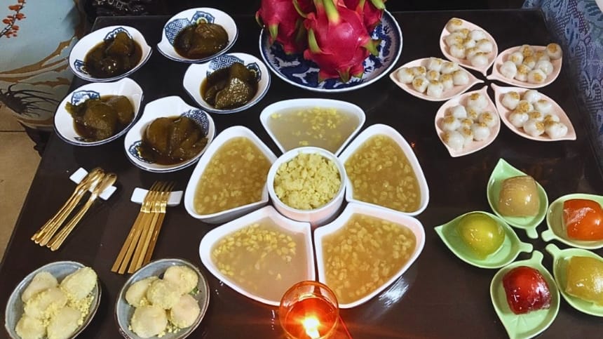 Mâm cúng Tết Hàn Thực đơn giản, thanh tịnh đúng phong tục