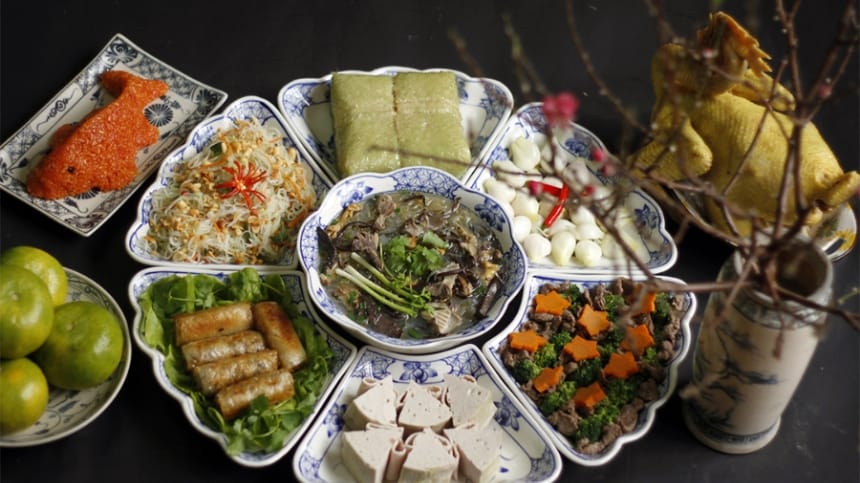 Mâm lễ phù hợp khi đọc bài cúng ông Táo năm