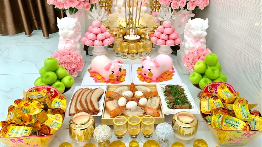  Thời điểm buổi sáng thường được chọn để đọc bài cúng vía Thần Tài.