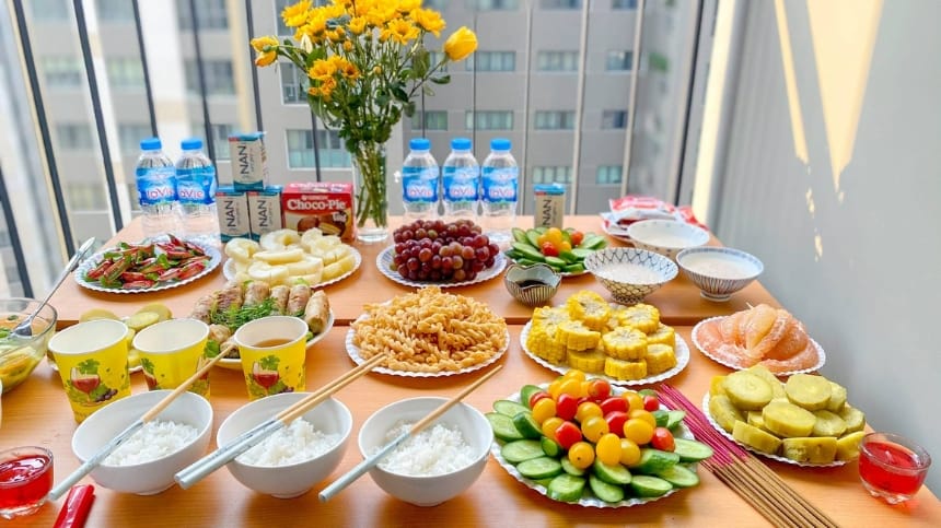 Thụ lộc sau khi làm lễ cúng