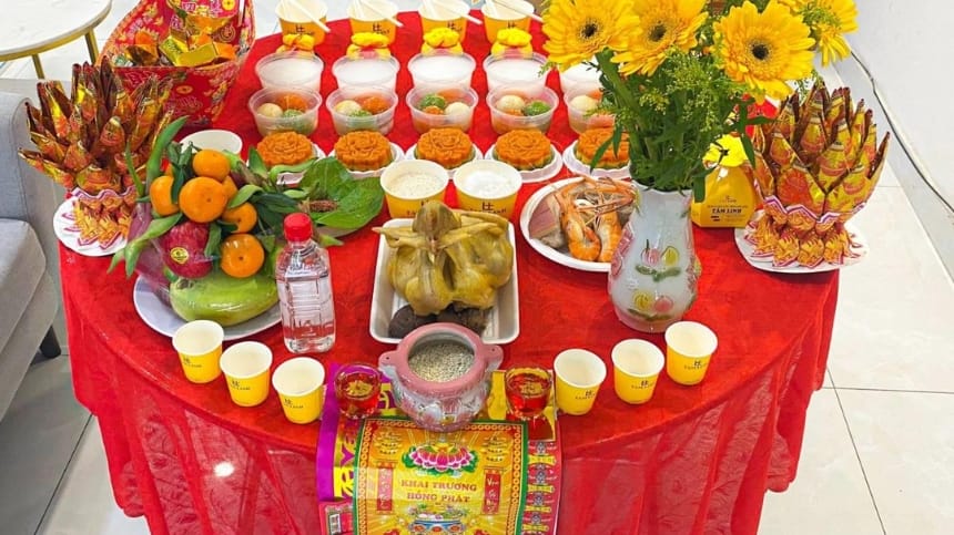 Trình tự lễ cúng khai trương cửa hàng/công ty đầu năm