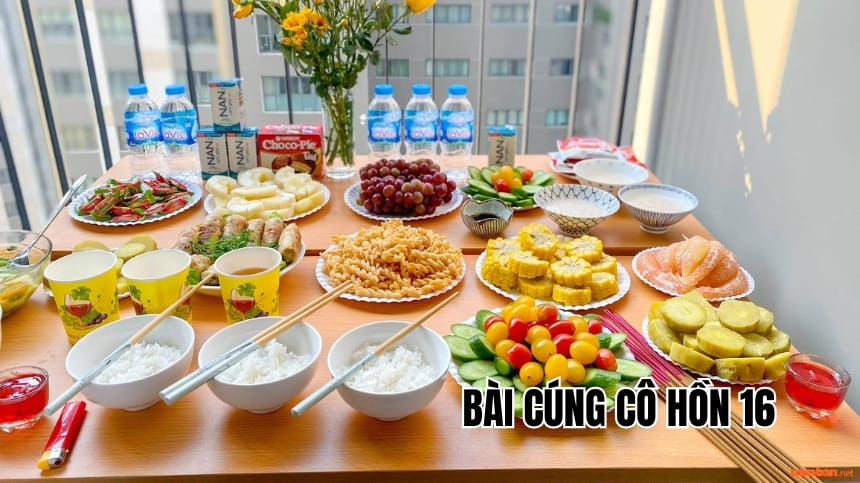 Bài cúng cô hồn 16 hàng tháng đúng cách theo phong tục Việt