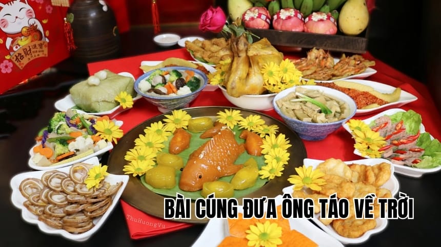 Bài cúng đưa ông táo về trời vào ngày 23 tháng chạp chuẩn xác