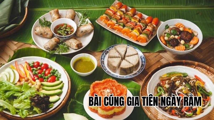 Bài cúng gia tiên ngày rằm đầy đủ và dễ thực hành