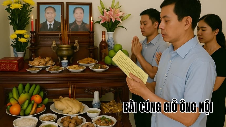 Bài cúng giỗ ông nội chuẩn nghi lễ, đọc sao cho đúng
